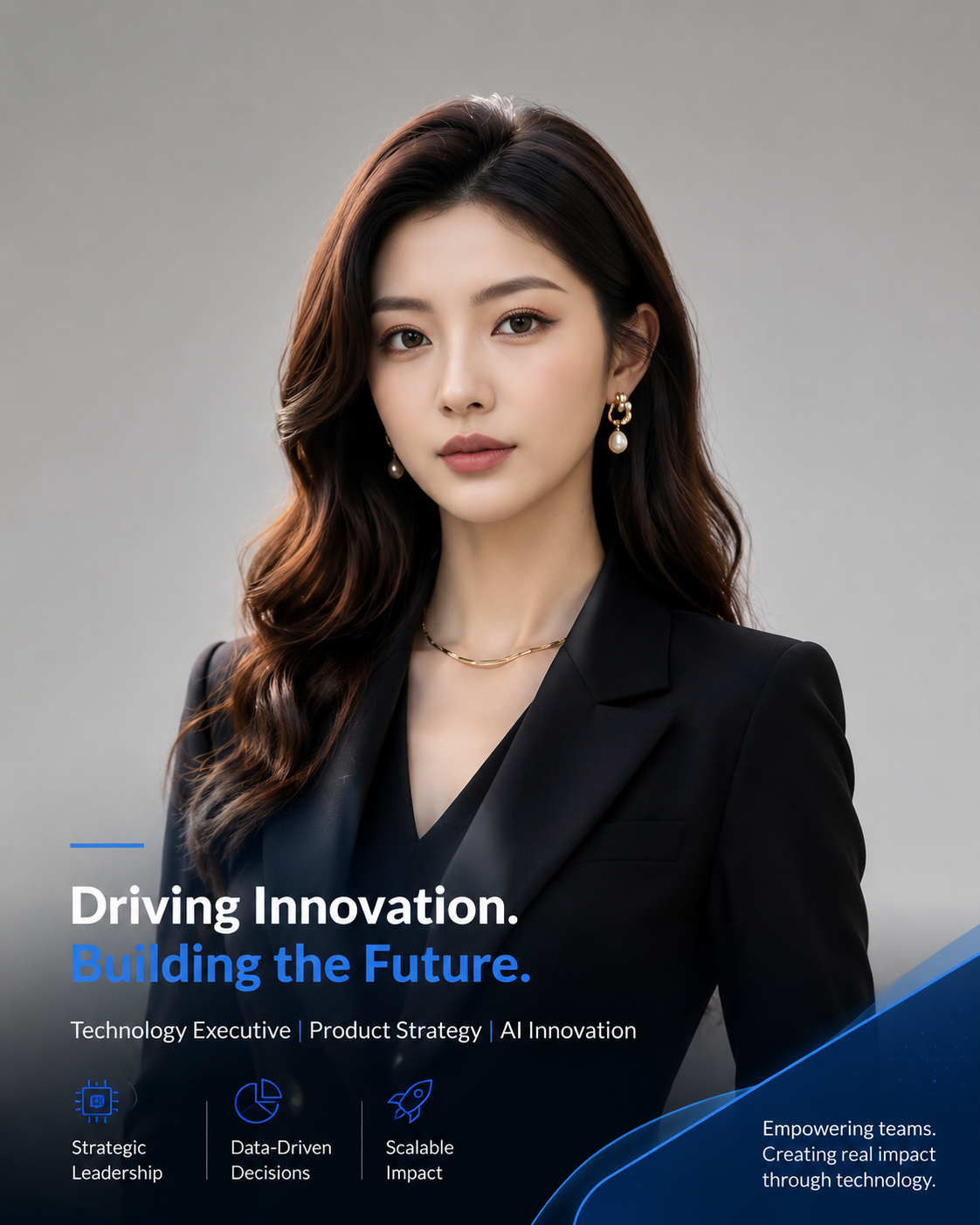 AI 职业证件照效果示例